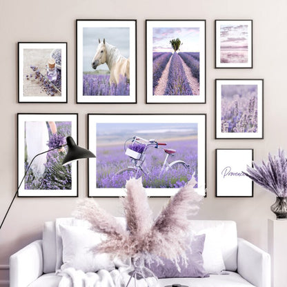 Provence Purple Lavender Canvas Art