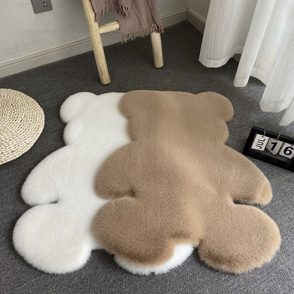 Teddy Bear Shaped Rug