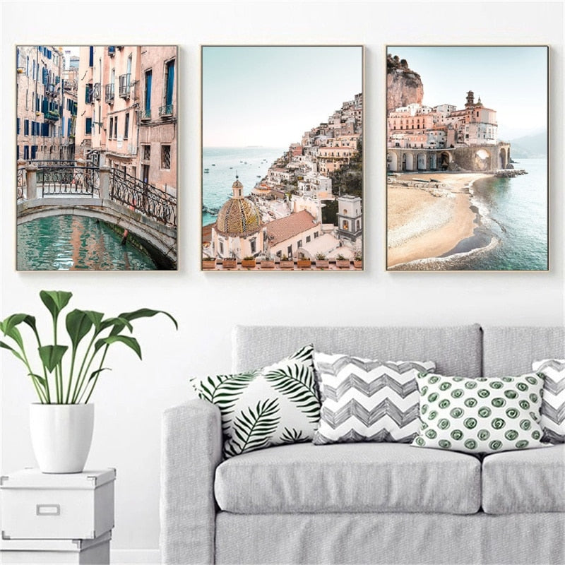 Venice Arch Bridge Canvas Art