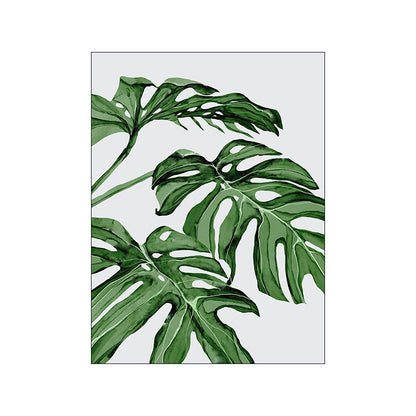 Monstera Leaves Canvas Art