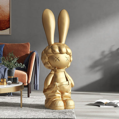 Bunny Rabbit Large Floor Statue