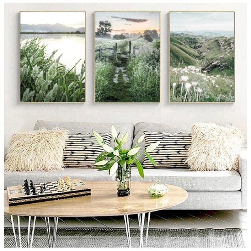 Tulip Countryside Canvas Art