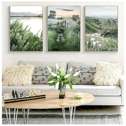 Tulip Countryside Canvas Art