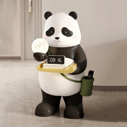 Panda Large Floor Ornament Lamp with Light