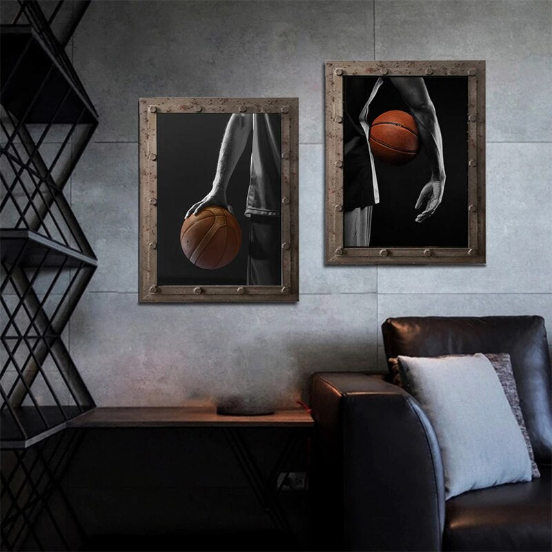 Basketball Player Canvas Art