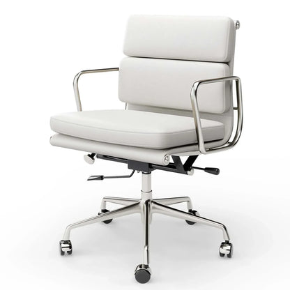 Eames Soft Pad Office Chair with Genuine Leather