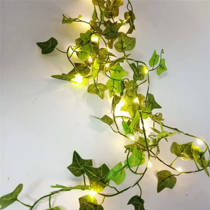 Green Leaf String Lights