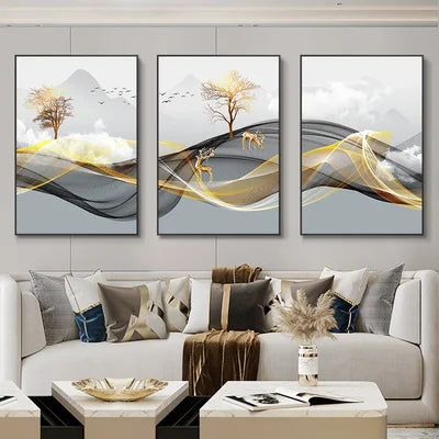 3Pcs Nordic Charm Canvas Wall Art