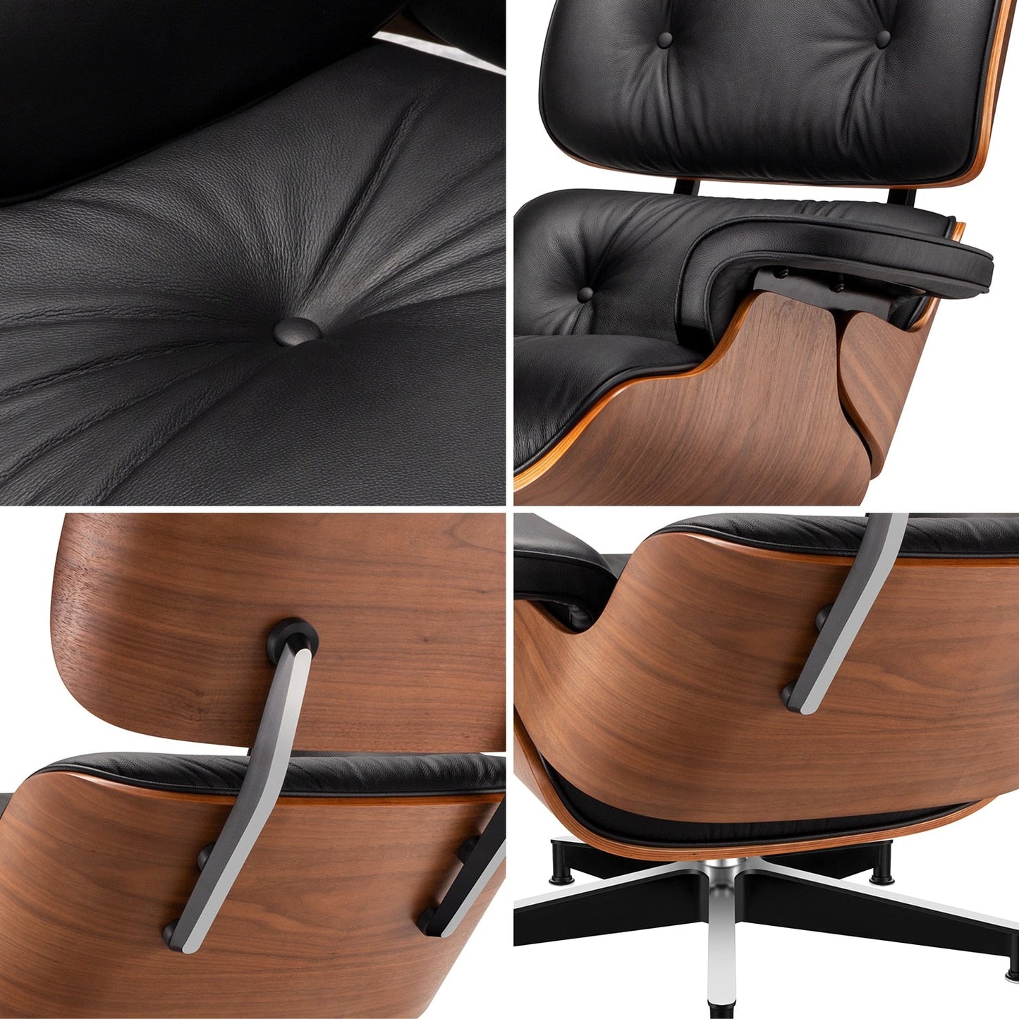 Eames Lounge Chair and Ottoman (Tall Version)