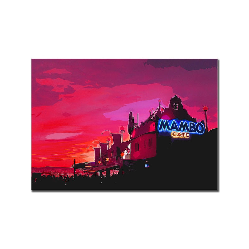 DC10 Ibiza Night Club Canvas Art