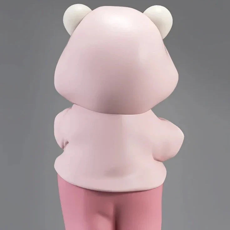 Cute Bear Milk Tea Floor Decoration Statue