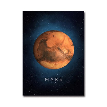 Solar System Planets Wall Art Canvas