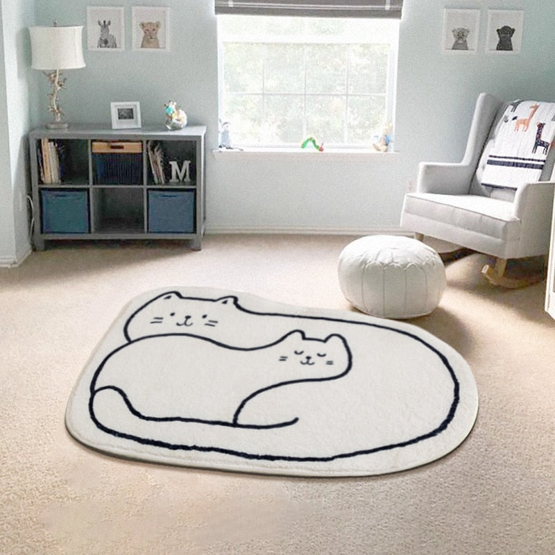 Cartoon Cat Rug