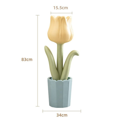 Tulip Flower Storage Floor Ornament Statue