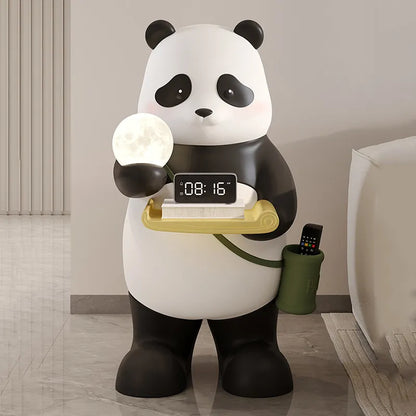 Panda Large Floor Ornament Lamp with Light