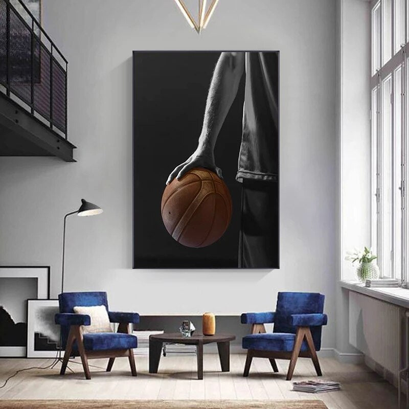 Basketball Player Canvas Art