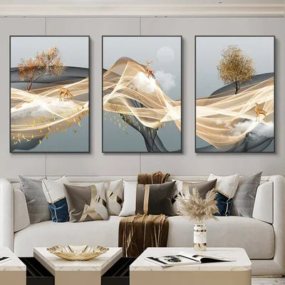 3Pcs Nordic Charm Canvas Wall Art