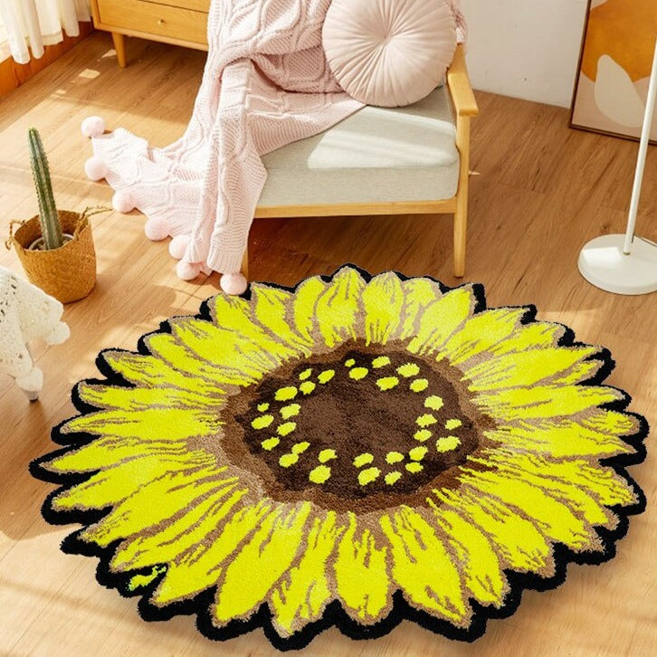 Sunflower Tufted Rug