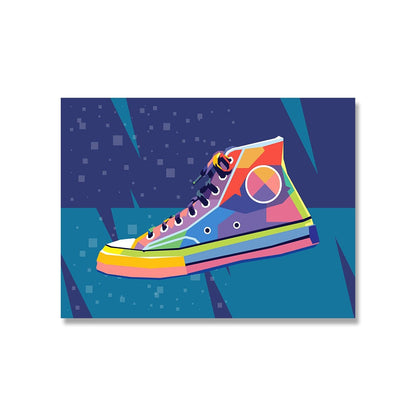 Luxury Brand Sneakers Canvas Art