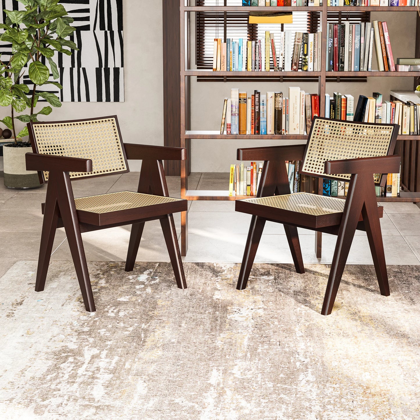 Chandigarh Rattan Dining Chair