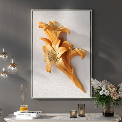 Lily Flower 3D Wall Ornament