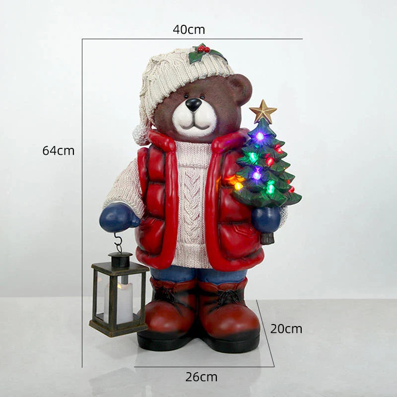 Christmas Bear Floor Ornament