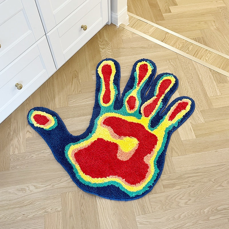 Thermal Hand Print Rug