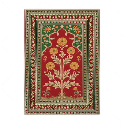 Vintage Indian Ornament Canvas Art