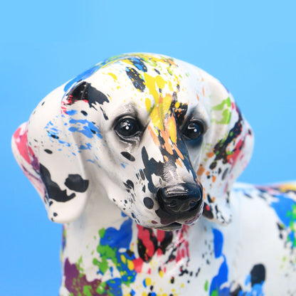 Graffiti Dachshund Resin Statue