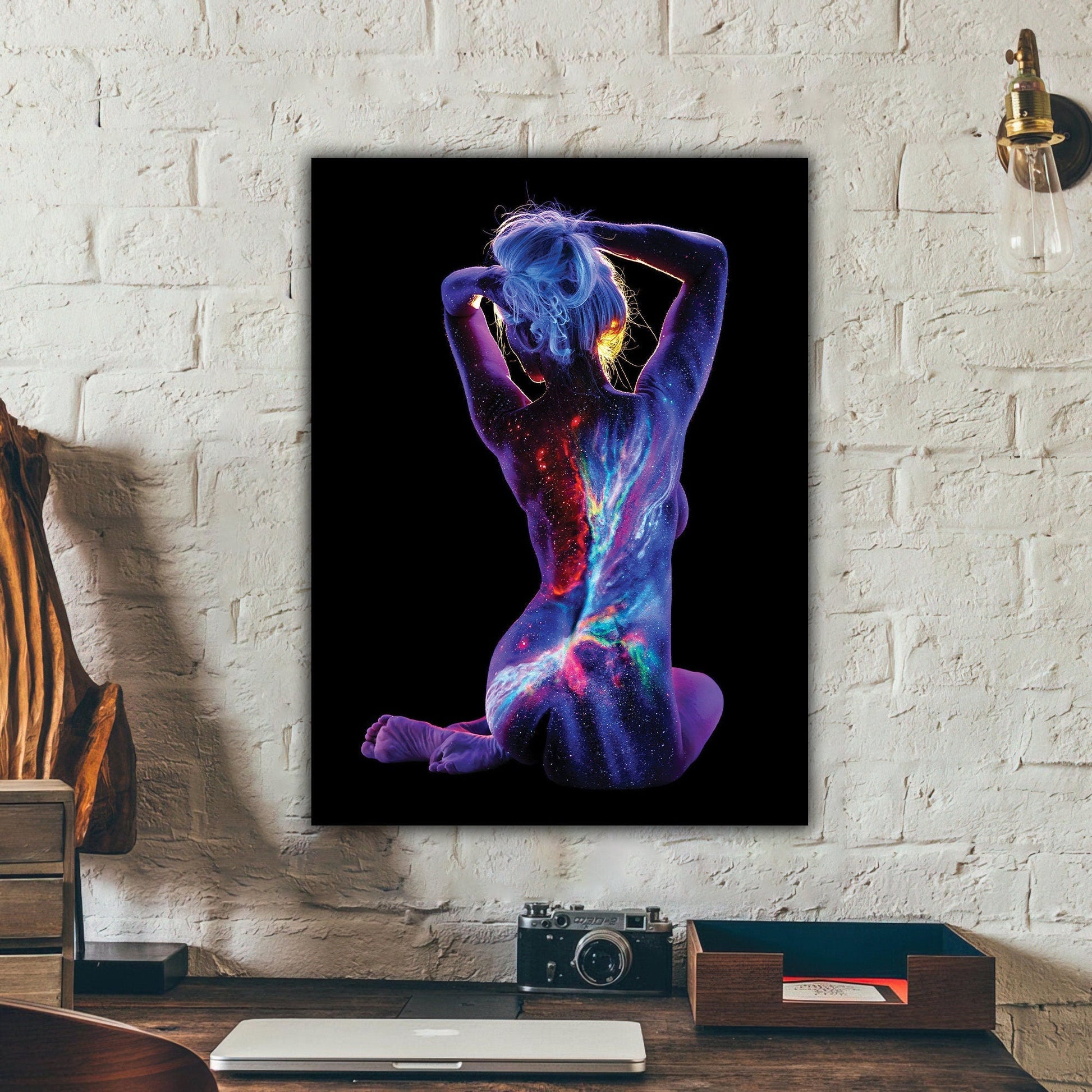 Sexy Girl Abstract Canvas Art