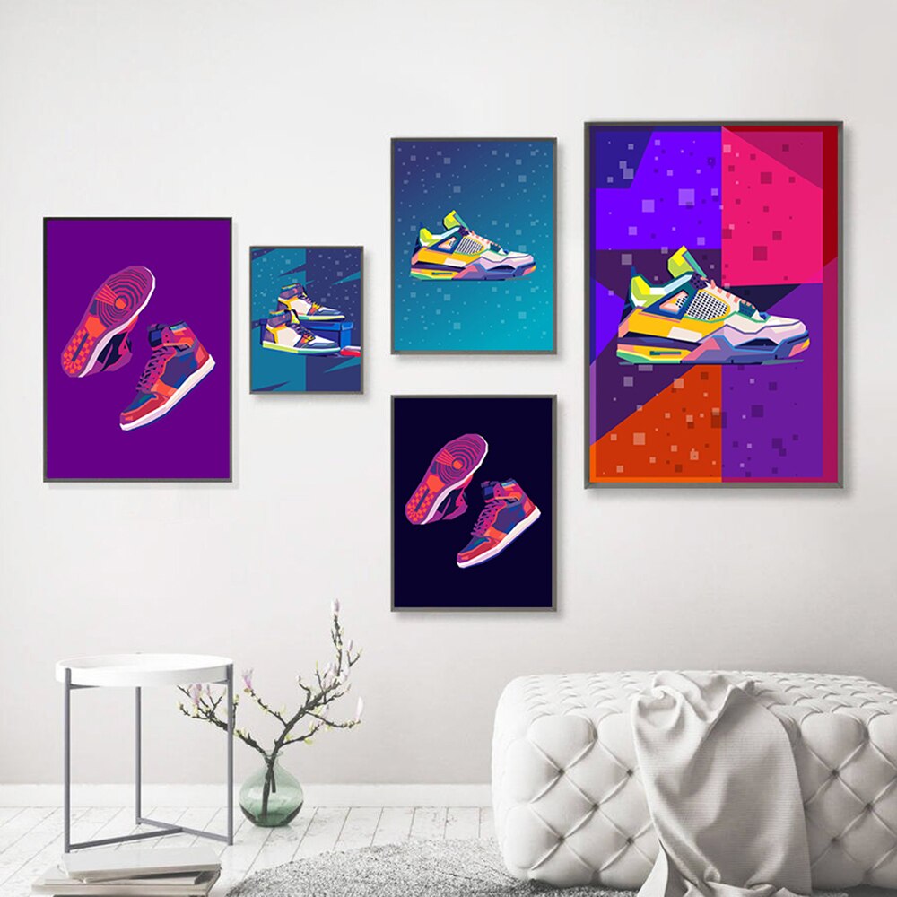 Luxury Brand Sneakers Canvas Art