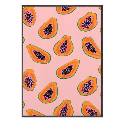 Fruit Lemon Orange Papaya Canvas Art