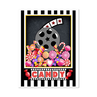 Movie Night Theater Canvas Art