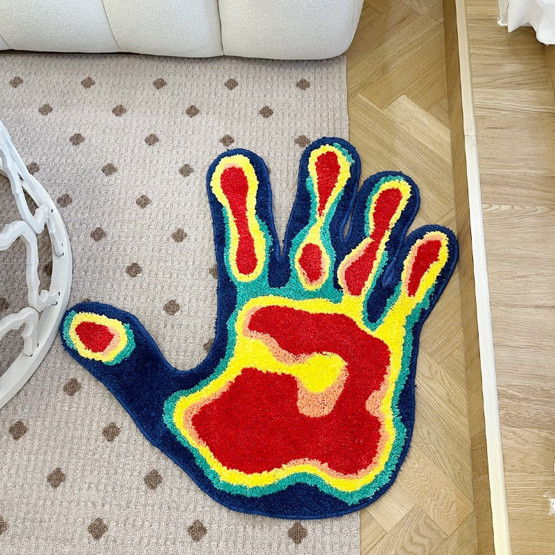 Thermal Hand Print Rug