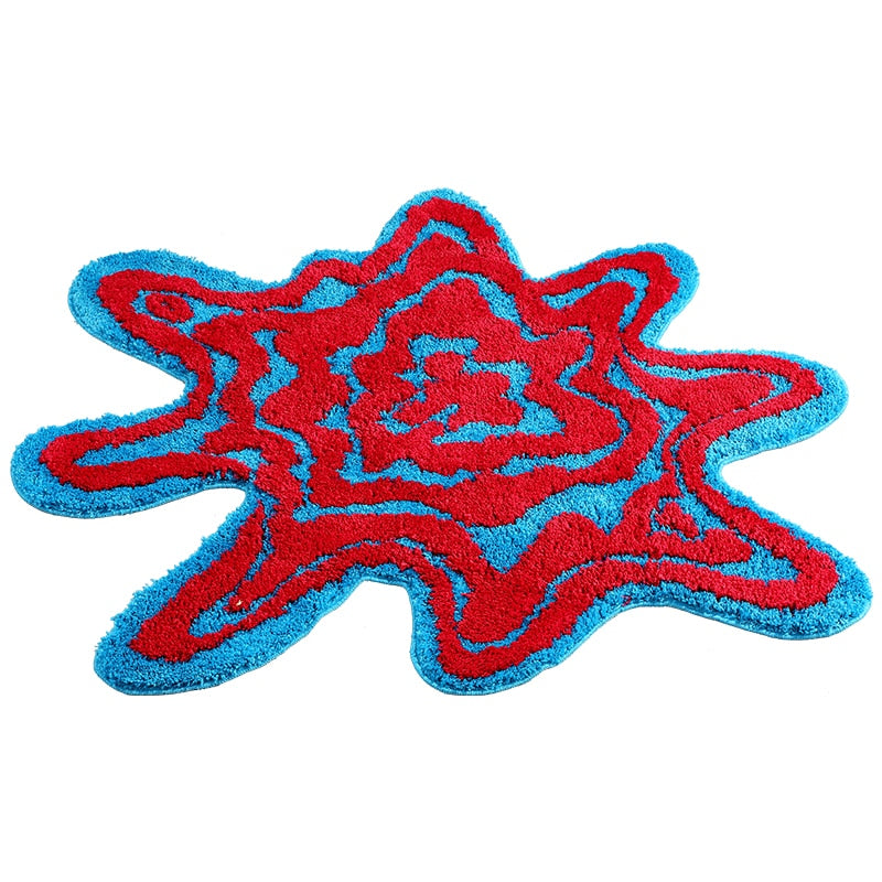 Irregular Funky Abstract Area Rug