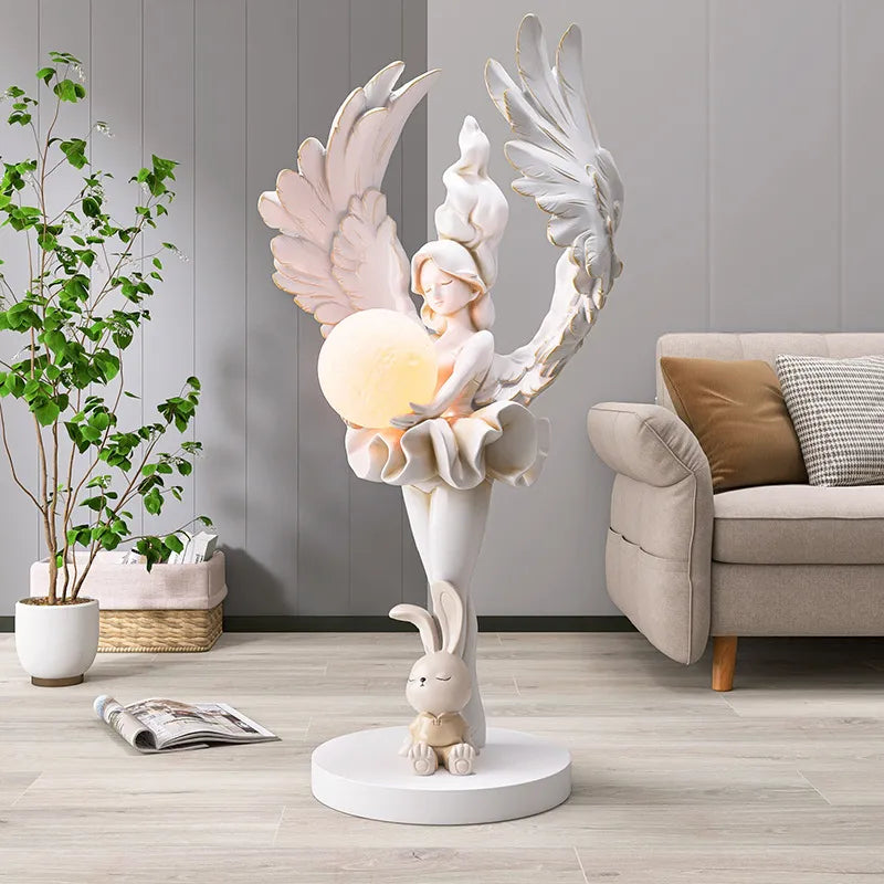 Angel with Wings Large Floor Ornament