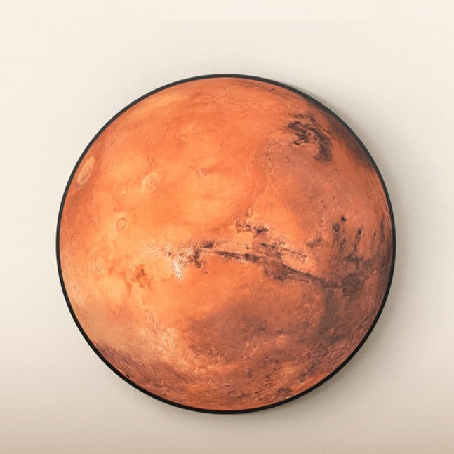 Planet Round Canvas Art