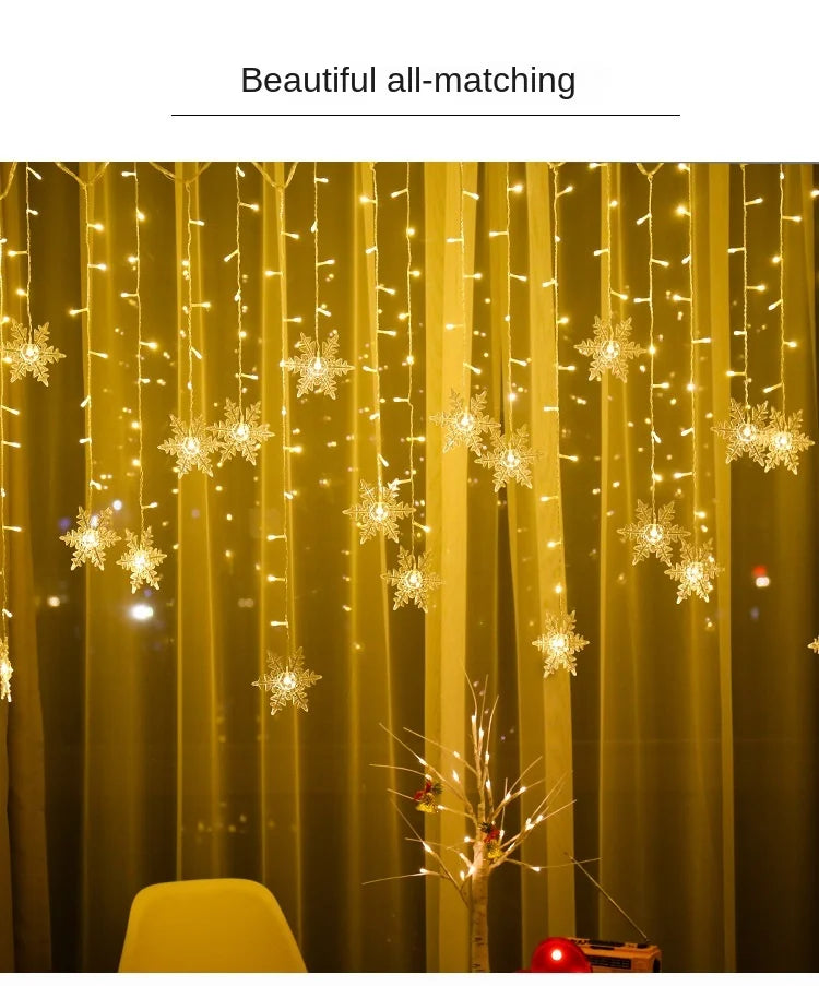 Christmas Snowflakes LED String Lights