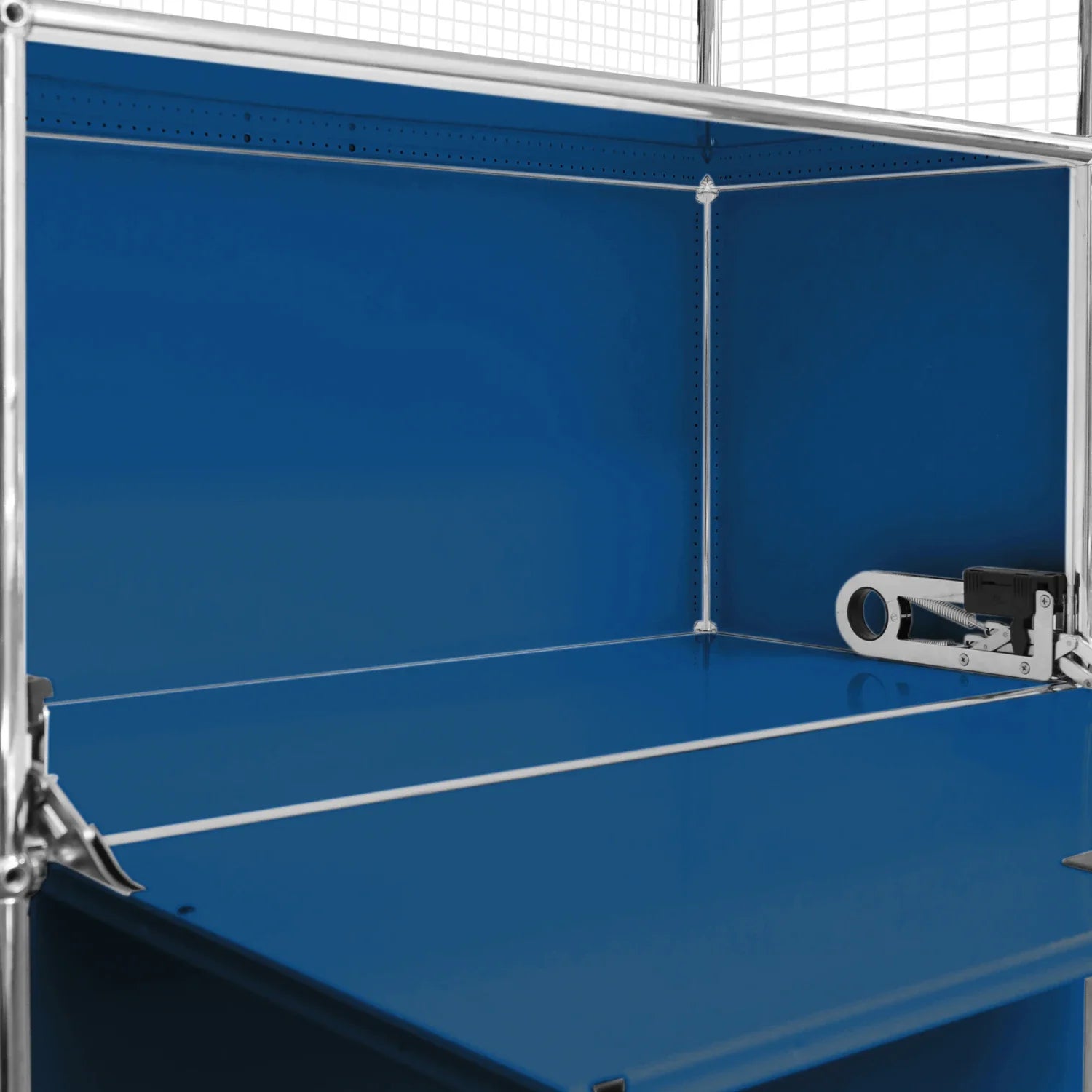 USM Haller Blue Modular Storage Cabinet Replica