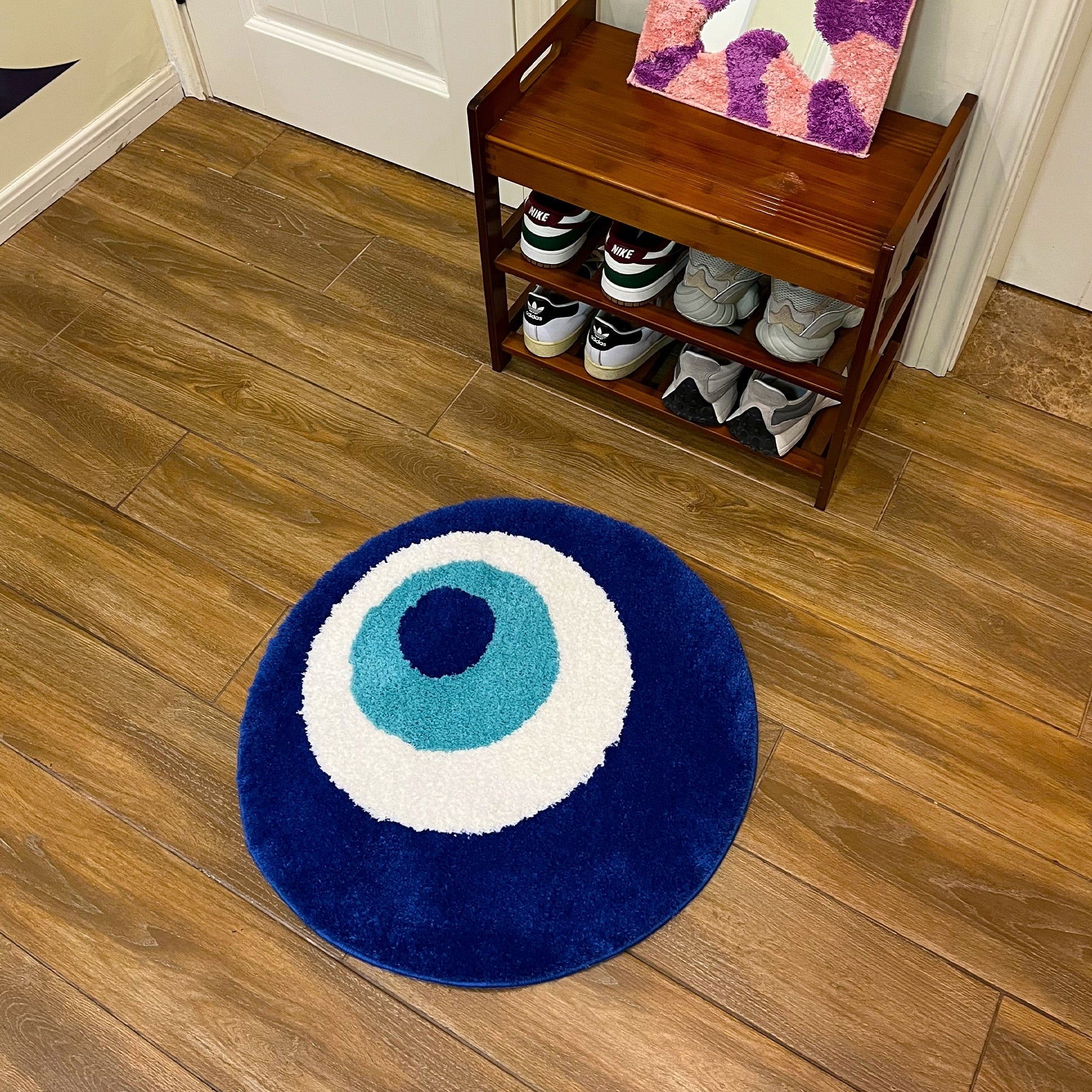 Blue Eye Circle Rug