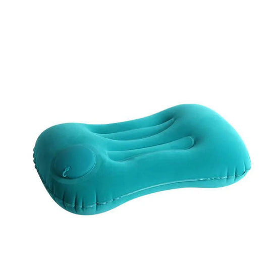 Press Type Air Inflatable Travel Pillow