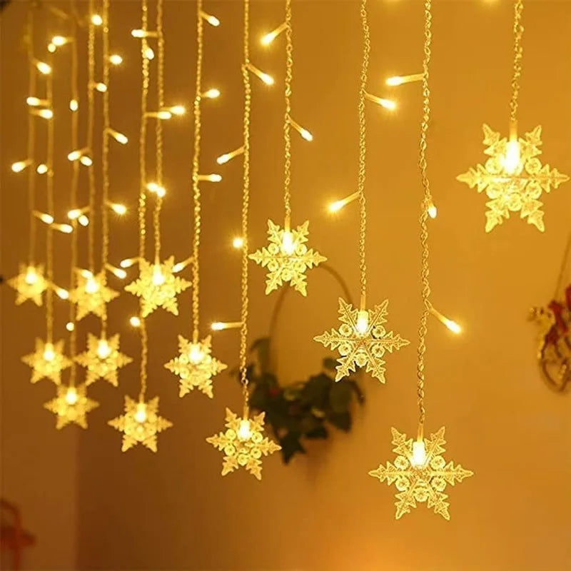 Christmas Snowflakes LED String Lights