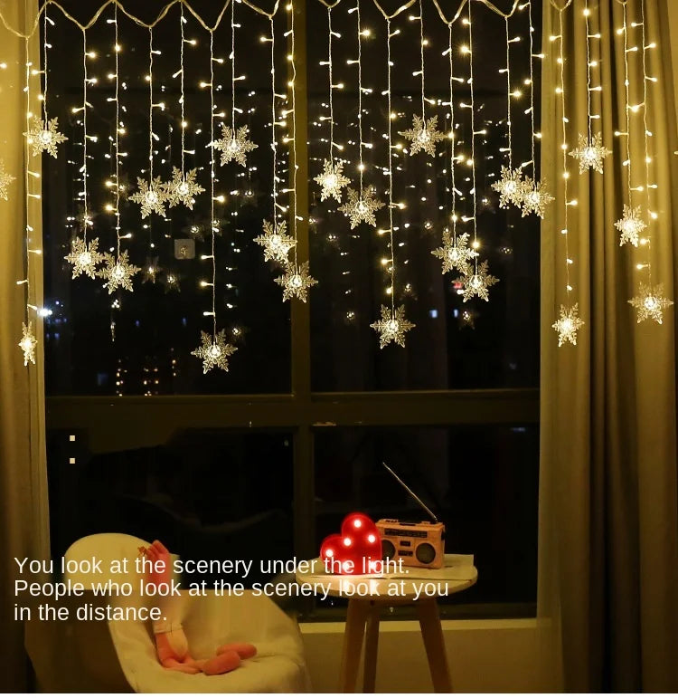 Christmas Snowflakes LED String Lights