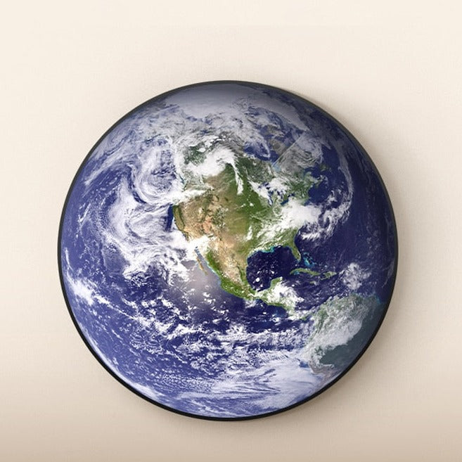 Planet Round Canvas Art