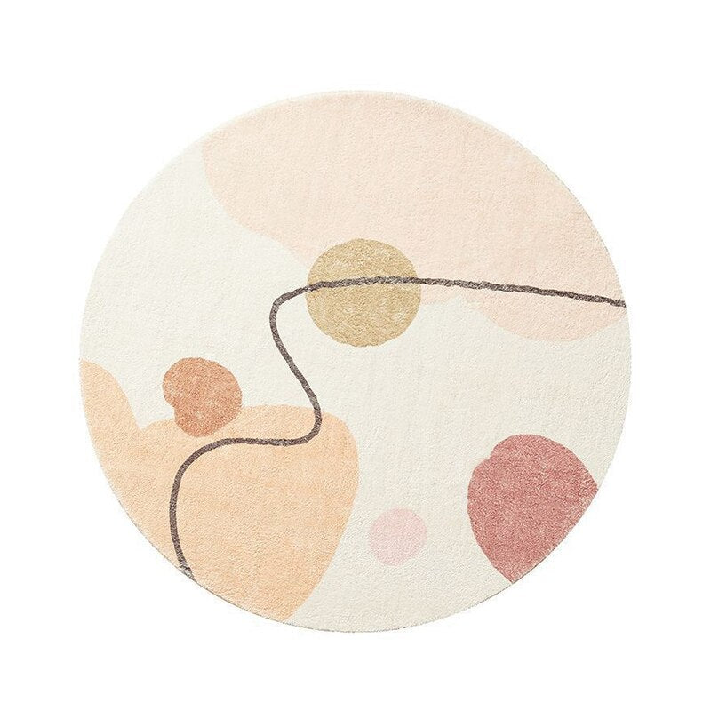 Abstract Round Rug