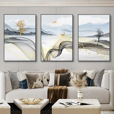 3Pcs Nordic Charm Canvas Wall Art