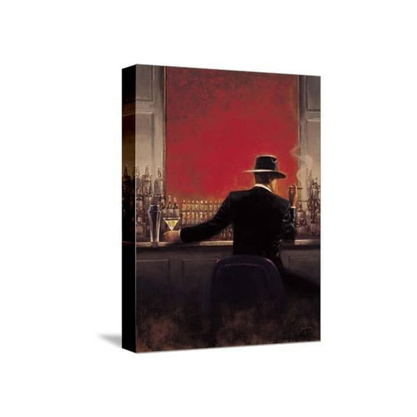 Gentleman and Lady in the Pub Canvas Art