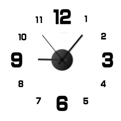 Frameless DlY Wall Clock⏱️