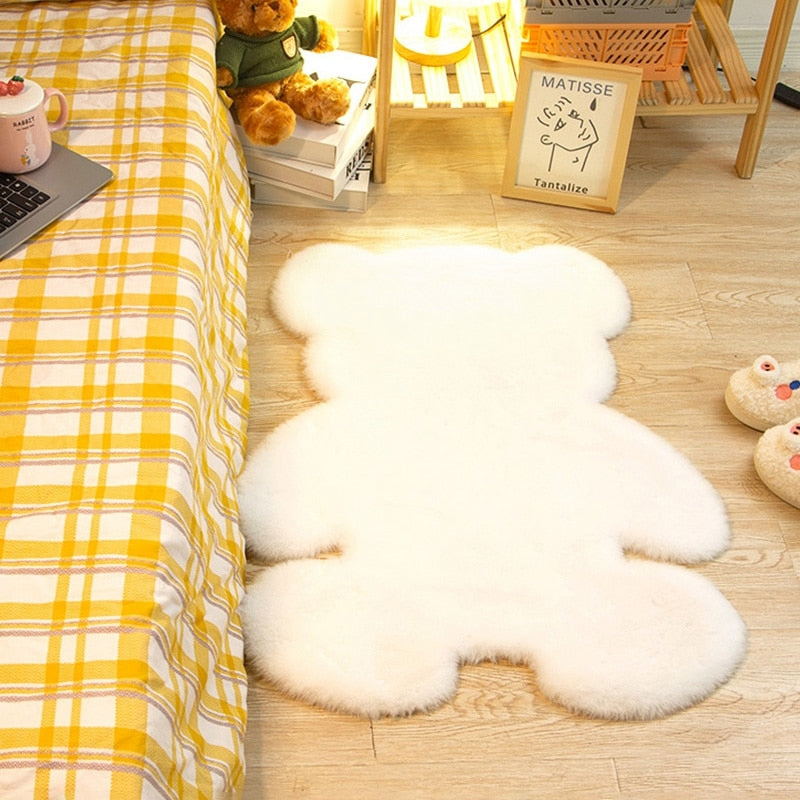 Teddy Bear Shaped Rug