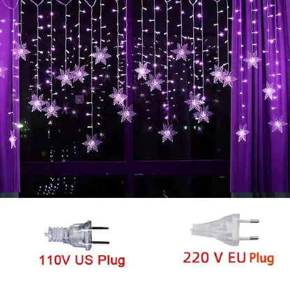 Christmas Snowflakes LED String Lights